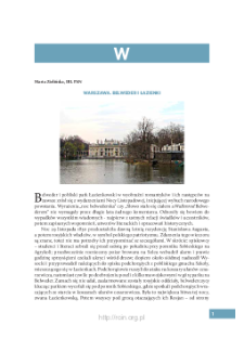 Warszawa. Belweder i Łazienki