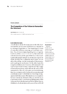 The Compulsion of Our Failure to Remember the Holocaust