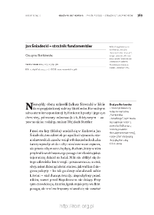 Jan Śniadecki &ndash; strażnik fundament&oacute;w