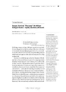 Escape, Survival, &ldquo;The Jump&rdquo;: On African Refugee Routes &ndash; Ząbek, Bachelet, M&rsquo;charek