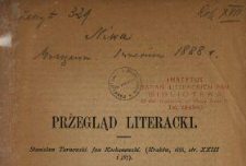 Stanisław Tarnowski: Jan Kochanowski (Krak&oacute;w, 1888, str. XXIII i 467)