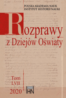 The ancient paradigm and the challenges of modernity : classical antiquity in civil architectural education in the constitutional Kingdom of Poland (1815&ndash;1830)