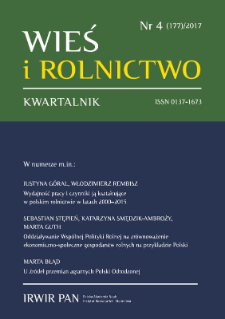 Labour Productivity and Factors Affecting it in Polish Agriculture in 2000&ndash;2015