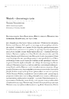 Mrożek - dramaturgia życia.(rec. książki: A. Nasiłowska, Mrożek. Biografia, Krak&oacute;w 2023).