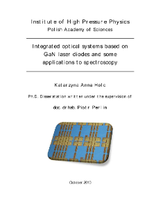 Integrated optical systems Based on GaN Laser diodes and some applications to spectroscopy
