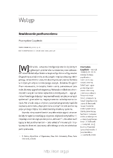 Rewidowanie posthumanizmu.