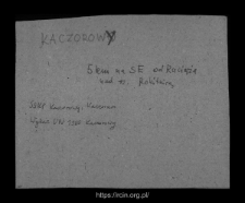 Kaczorowy. Files of Raciaz district in the Middle Ages. Files of Historico-Geographical Dictionary of Masovia in the Middle Ages