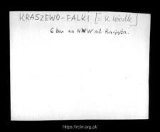 Kraszewo-Włodki. Files of Raciaz district in the Middle Ages. Files of Historico-Geographical Dictionary of Masovia in the Middle Ages