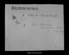 Młodochowo. Files of Raciaz district in the Middle Ages. Files of Historico-Geographical Dictionary of Masovia in the Middle Ages