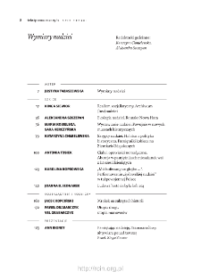 Teksty Drugie Nr 2 (2025), Spis treści