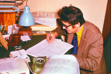 dr Borowski, A. Waszkiewicz, W. Matys, J. Buszko, D. Ochman, S. Fedyk, Z. Gębczyńska, B. Wysmułek przy pracy