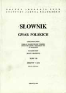 Słownik gwar polskich. T. 7 z. 1 (20), Dużo-Dziama