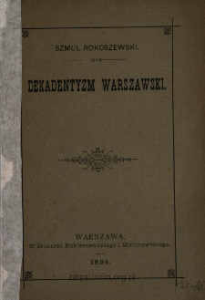 Dekadentyzm warszawski