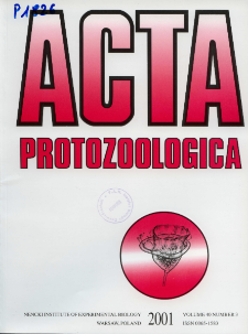 Acta Protozoologica Vol. 40 Nr 3 (2001)