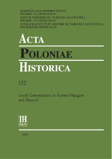 Introduction: Local Communities in Austria-Hungary and Beyond