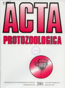 Acta Protozoologica Vol. 40 Suppl. 1 (2001)