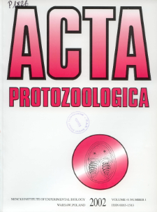 Acta Protozoologica Vol. 41 Nr 1 (2002)