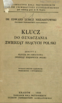 Klucz do oznaczania zwierząt ssących Polski