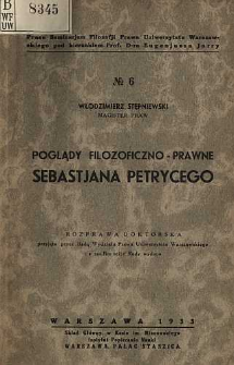 Poglądy filozoficzno-prawne Sebastjana Petrycego
