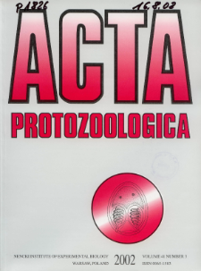 Acta Protozoologica Vol. 41 Nr 3 (2002)