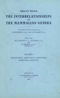 The interrelationships of the mammalian genera