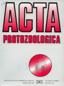 Acta Protozoologica Vol. 41 nr 4 (2002)