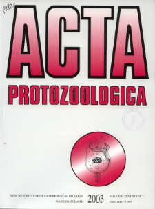 Acta Protozoologica Vol. 42 Nr 1 (2003)