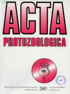 Acta Protozoologica Vol. 42 Nr 2 (2003)