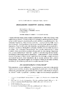Awangardowe kolektywy Anatola Sterna.