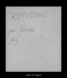 Kopytów. Files of Blonie district in the Middle Ages. Files of Historico-Geographical Dictionary of Masovia in the Middle Ages