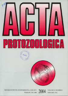 Acta Protozoologica Vol. 43 Nr 1 (2004)