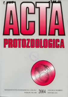 Acta Protozoologica Vol. 43 Nr 3 (2004)
