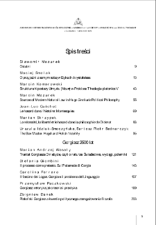 Archiwum Historii Filozofii i Myśli Społecznej. Vol. 65/2020. Spis treści