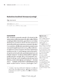 Rozbuchana bezsilność historycznej analogii.