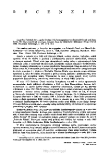 Odrodzenie i Reformacja w Polsce T. 36 (1992), Recenzje