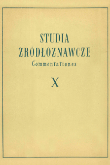 Studia Źr&oacute;dłoznawcze = Commentationes T. 10 (1965), Recenzje