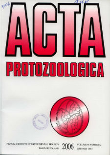Acta Protozoologica Vol. 45 Nr 2 (2006)