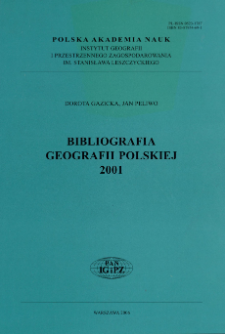 Bibliografia Geografii Polskiej 2001