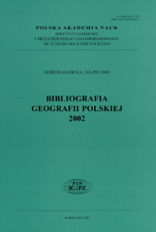Bibliografia Geografii Polskiej 2002