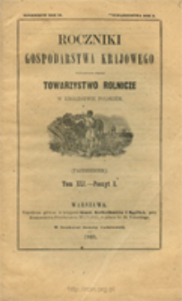 Roczniki Gospodarstwa Krajowego T. 41 z. 1 (1860)