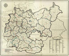 Karte des Deutschen Reiches : mit folgenden gebietlichen Einteilungen