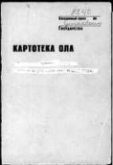 Kartoteka Ogólnosłowiańskiego atlasu językowego (OLA); Gwiazdowo (240)