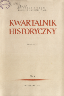 Wok&oacute;ł myśli historycznej XVII w.