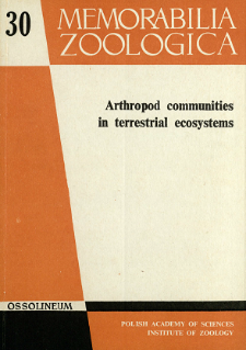 Arthropod communities in terrestrial ecosystems - strony tytułowe