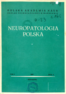 Neuropatologia Polska T.5 z.2 (1967)