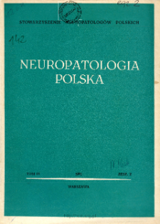 Neuropatologia Polska T.9 z.2 (1971)
