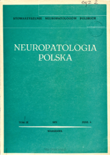 Neuropatologia Polska T.9 z.4 (1971)
