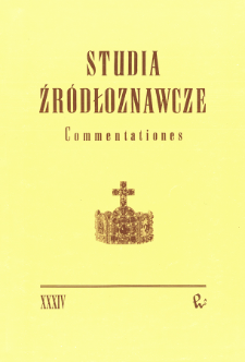 R&oacute;d Lis&oacute;w w Rocznikach Jana Długosza - przyczynek do zagadnienia zaginionej Kroniki dominikańskiej z pierwszej połowy XIII wieku