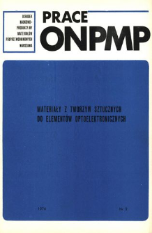 Materiały z tworzyw sztucznych do element&oacute;w optoelektronicznych = Plastic material for optoelectronic components