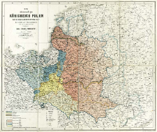 Das ehemalige K&ouml;nigreich Polen, nach den Grenzen von 1772 mit Angabe der Theilungslinien von 1772, 1793 & 1795